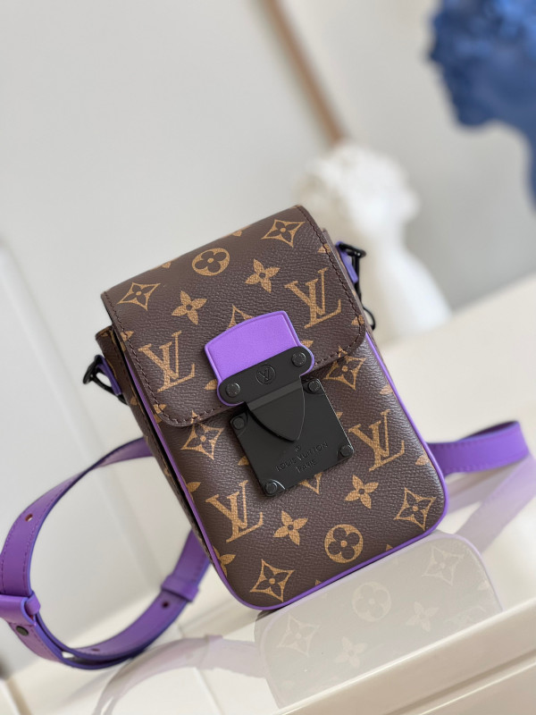 l0*is V*t0n s-lock vertical wearable wallet