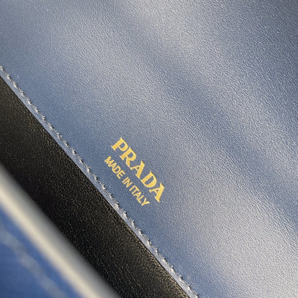 Pra*a saffiano leather mini-bag