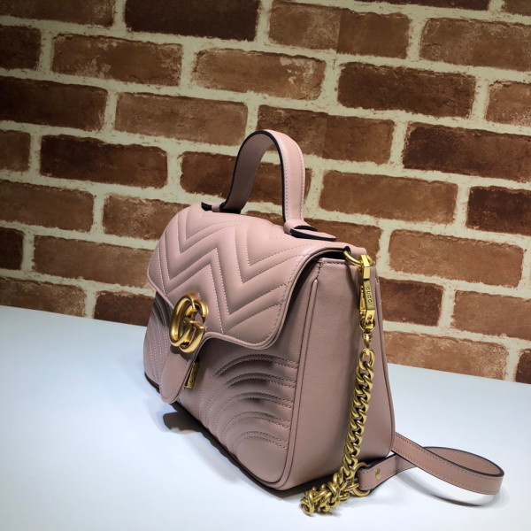 G*u*i gg marmont small top handle bag