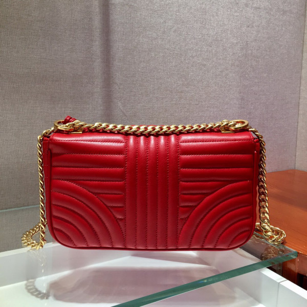 Pra*a medium leather Pra*a diagramme bag