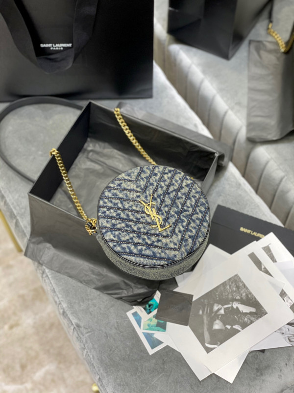 Y*L vinyle round camera bag