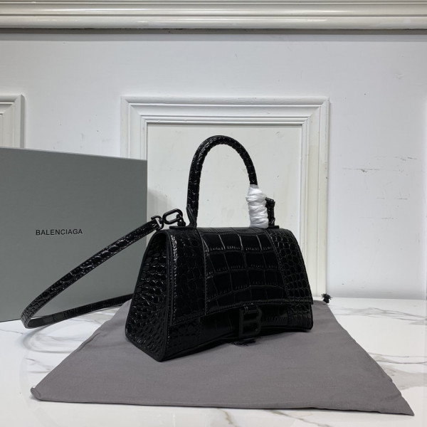 Ba*len*cia*ga hourglass small top handle bag