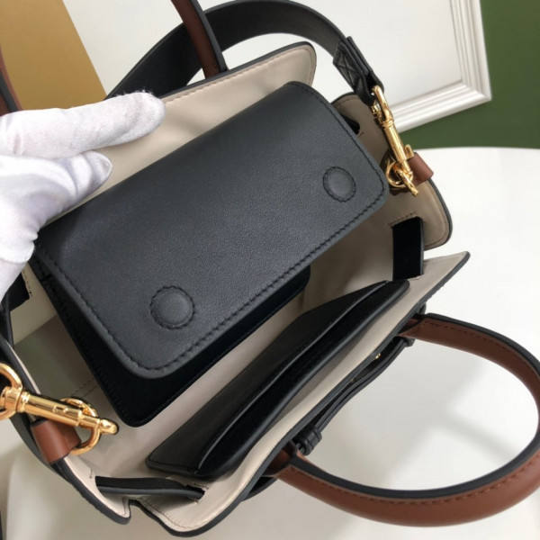 B**rry the mini vintage check triple stud belt bag