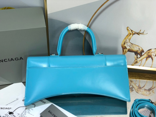 Ba*len*cia*ga  hourglass stretched top handle bag