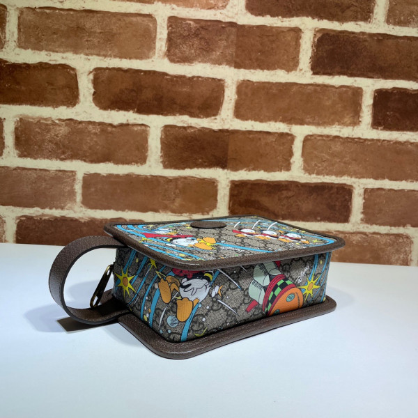 disney x G*u*i donald duck cosmetic case