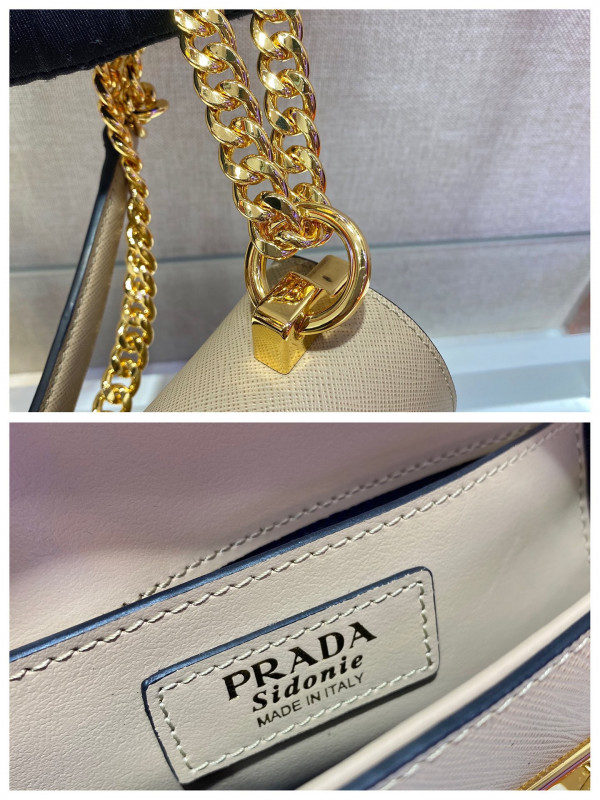 Pra*a saffiano leather Pra*a sidonie bag