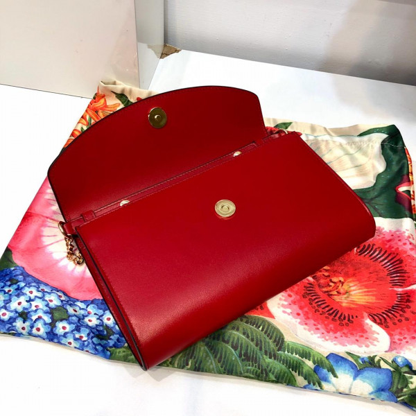 G*u*i zumi smooth leather small shoulder bag
