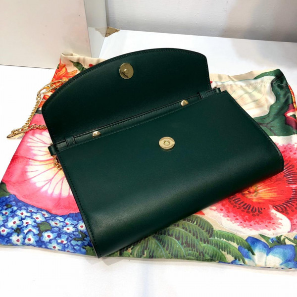 G*u*i zumi smooth leather small shoulder bag