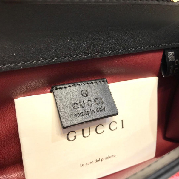 G*u*i zumi smooth leather mini shoulder bag