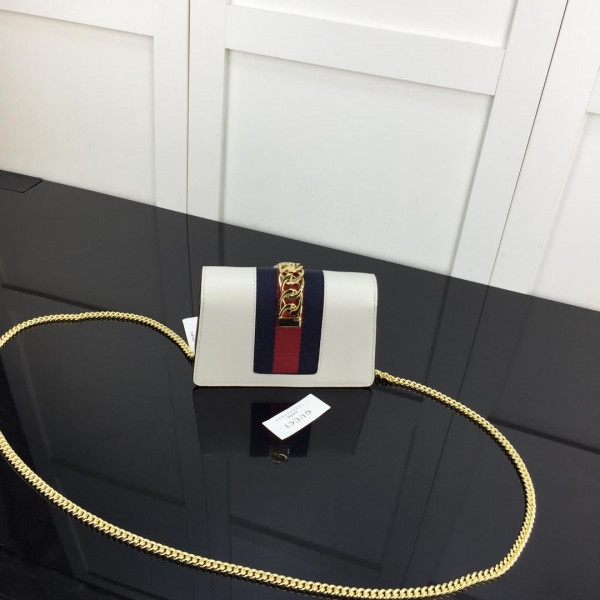 g*u*i sylvie leather S*per mini bag