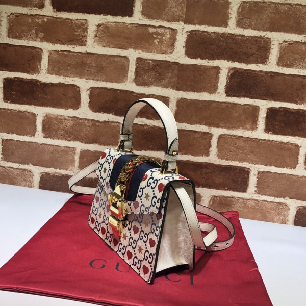 G*u*i sylvie mini leather bag