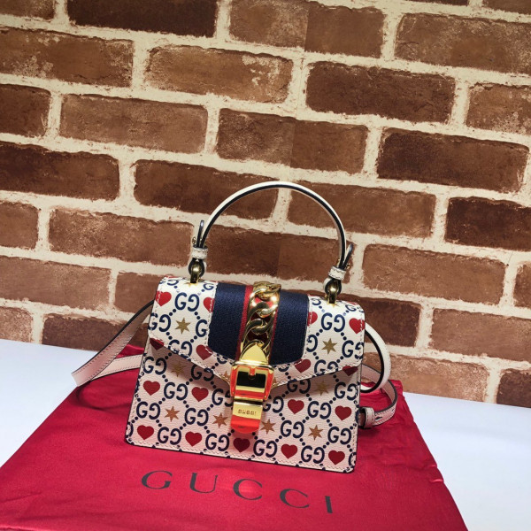 G*u*i sylvie mini leather bag
