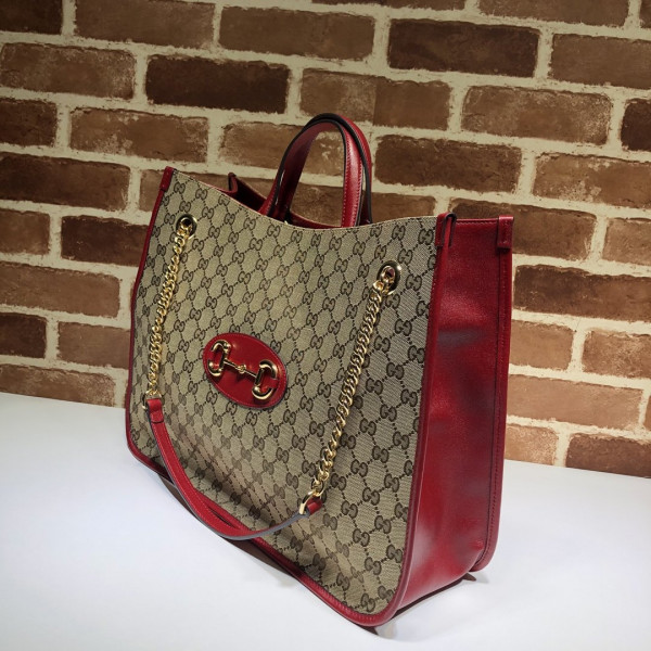 G*u*i 1955 horsebit large tote bag