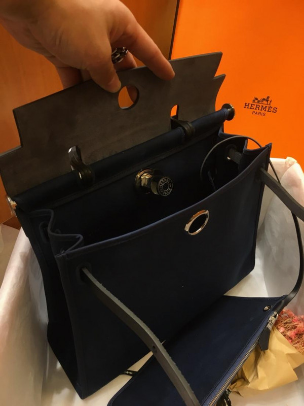 H**mes herbag 31cm all handmade