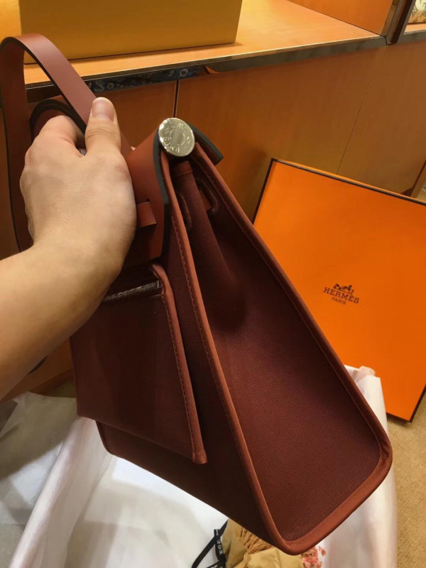 H**mes herbag 31cm all handmade