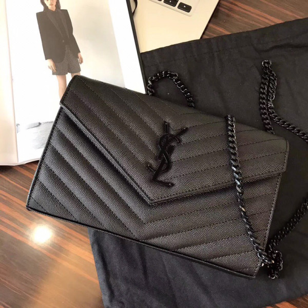 Y*L cassandre matelassÉ chain wallet