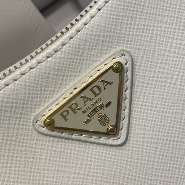 Pra*a re-edition saffiano leather mini bag