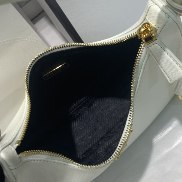 Pra*a re-edition saffiano leather mini bag