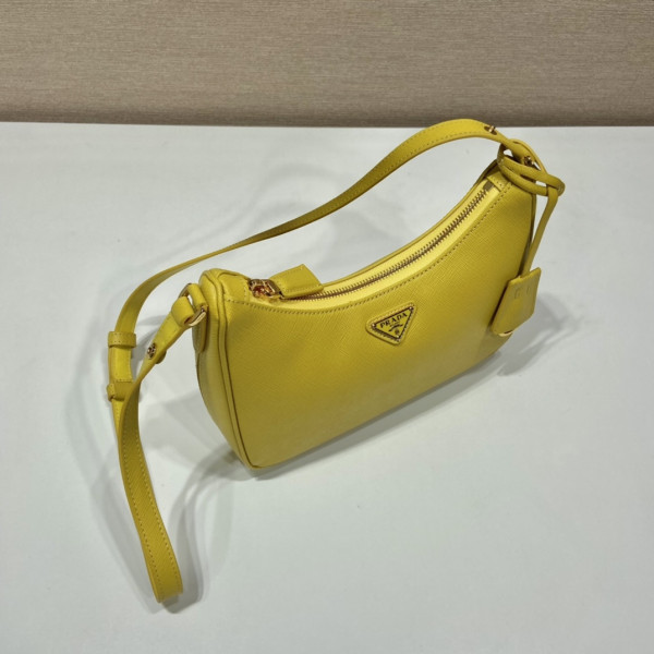 Pra*a re-edition saffiano leather mini bag