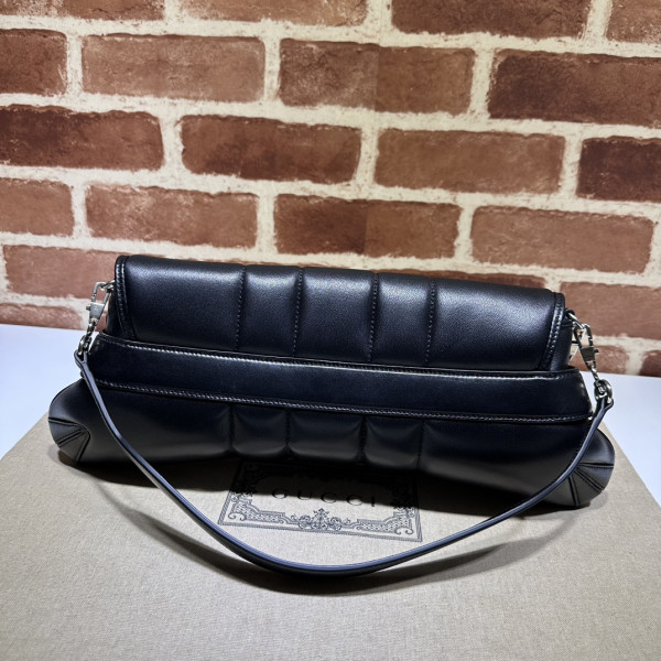 G*u*i horsebit chain big shoulder bag