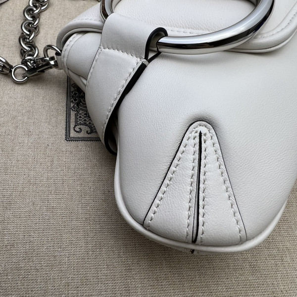 G*u*i horsebit chain big shoulder bag