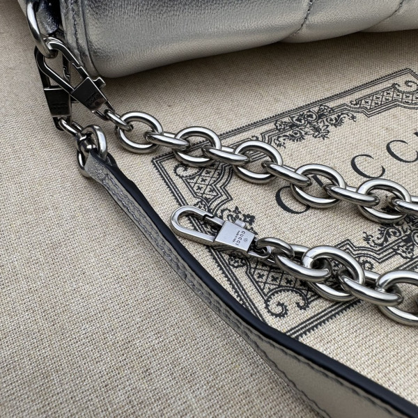 G*u*i horsebit chain big shoulder bag