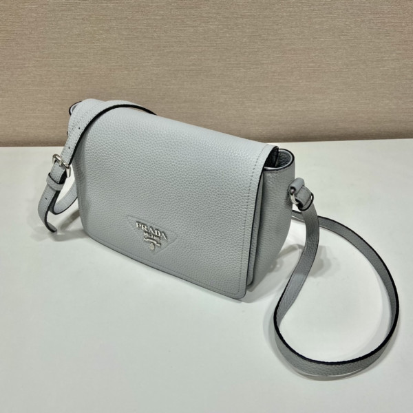 Pra*a leather shoulder bag-23*18*9cm