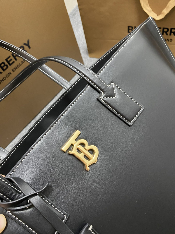 B**rry medium check tote bag-34*14*28cm