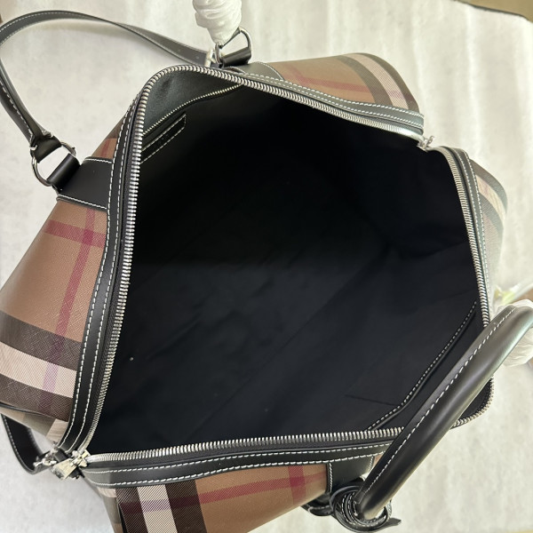 B**rry check bowling bag-49*25*28cm