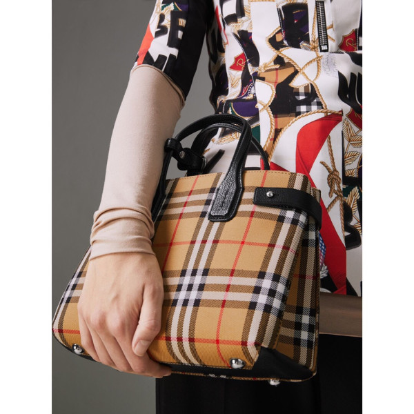 B**rry medium check bowling bag-30*15*21cm