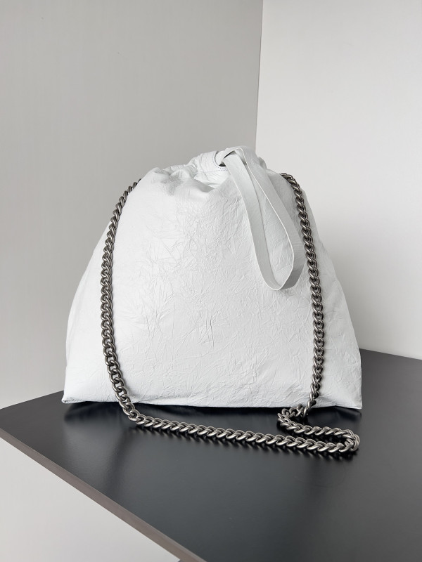 Ba*len*cia*ga crush tote-39.9x46.0x14.0cm