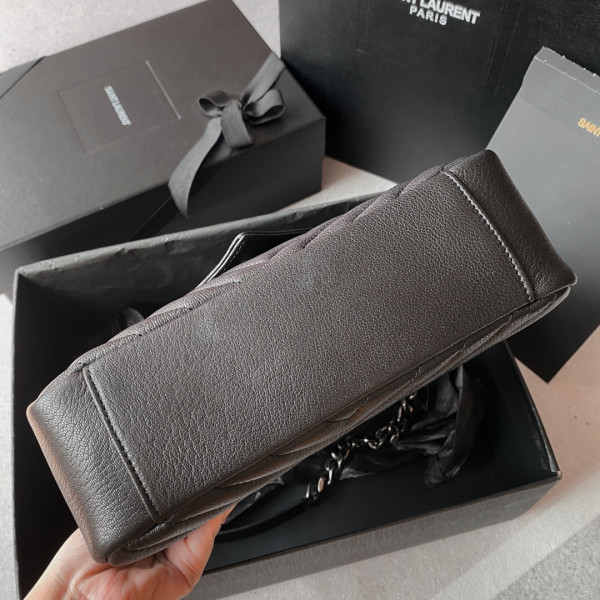 Y*L medium leather shoulder bag-24*17*6.5cm