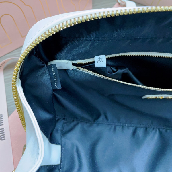 M*um*u arcadie matelassé nappa leather bag-xs/s/m