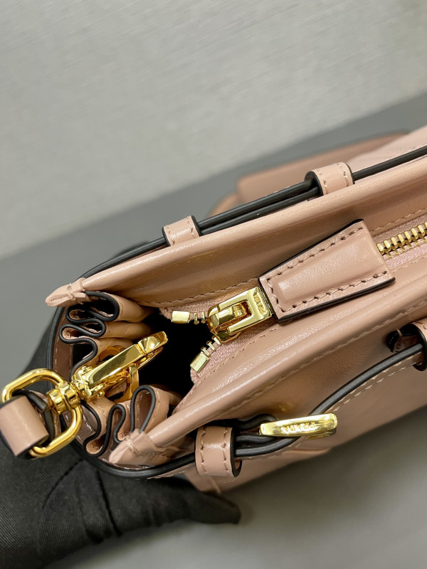 Pra*a small leather shoulder bag