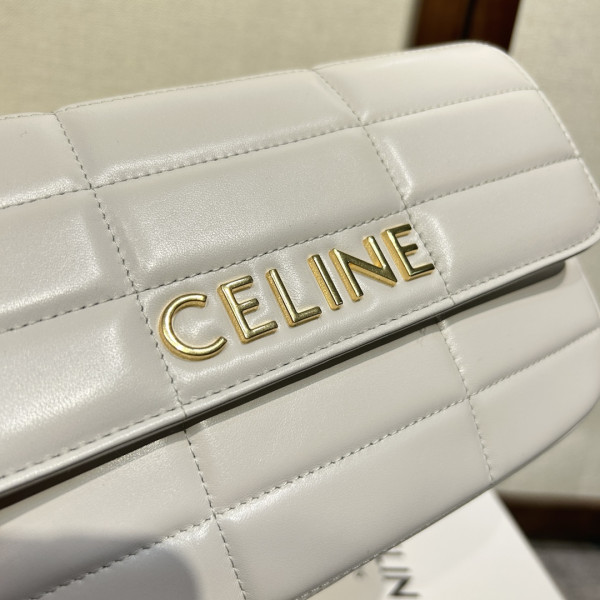 chain shoulder bag matelasse monoCh*0me celin*