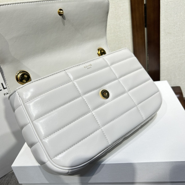 chain shoulder bag matelasse monoCh*0me celin*