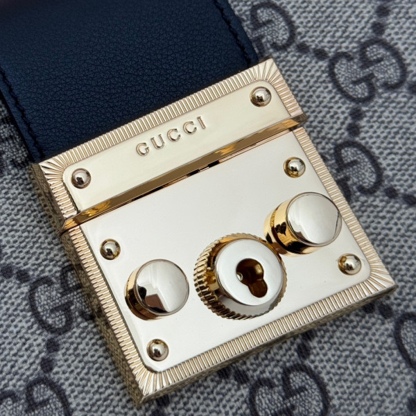 G*u*i padlock small shoulder bag