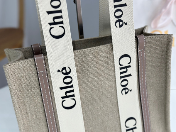 CHLOÉ woody tote bag-Mini/S/M/L