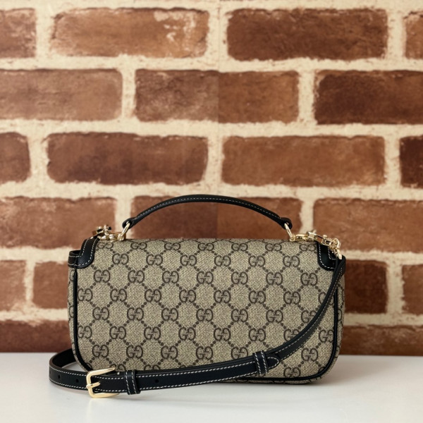 G*u*i horsebit 1955 soft small top handle bag-22.6*12.7*5.6cm