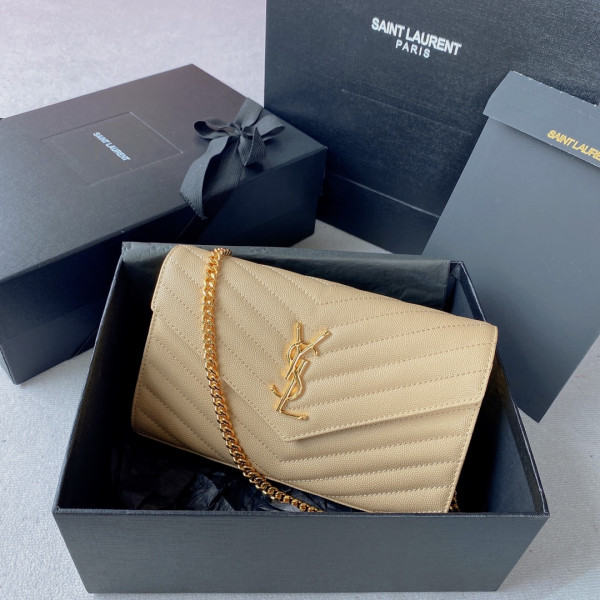 Y*L classic cassandre chain wallet