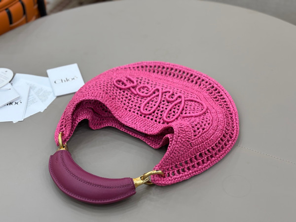 Chloe 25S summer banana hobo bag - 36*21.5*2cm