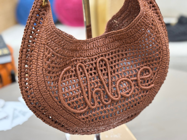 Chloe 25S summer banana hobo bag - 36*21.5*2cm