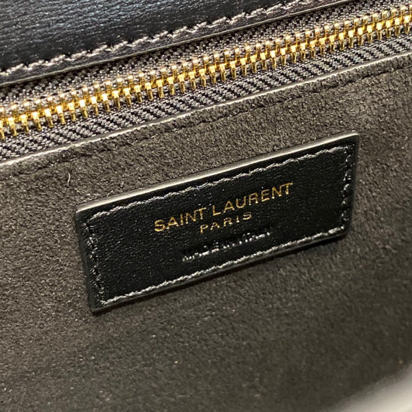 Y*L loulou carre satchel in smooth leather