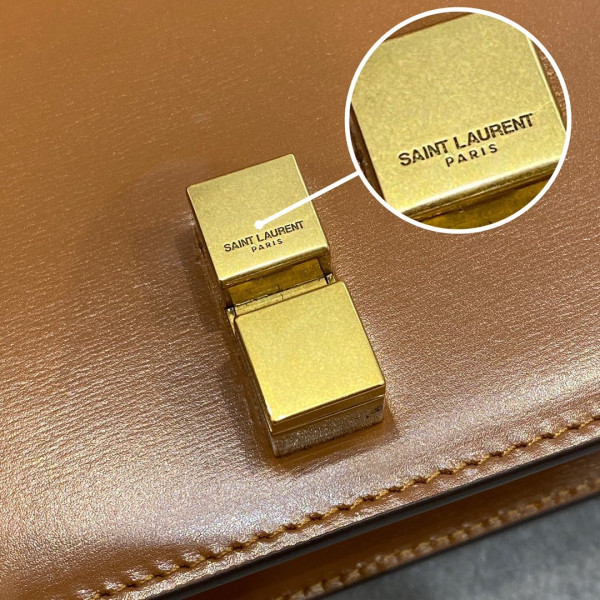 Y*L loulou carre satchel in smooth leather
