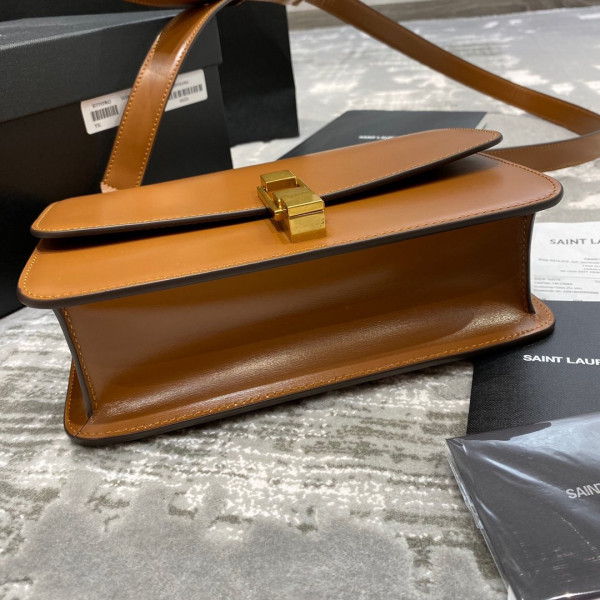 Y*L loulou carre satchel in smooth leather