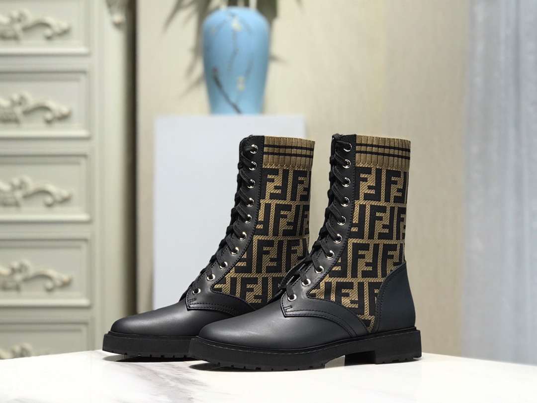 F**di ankle boots
