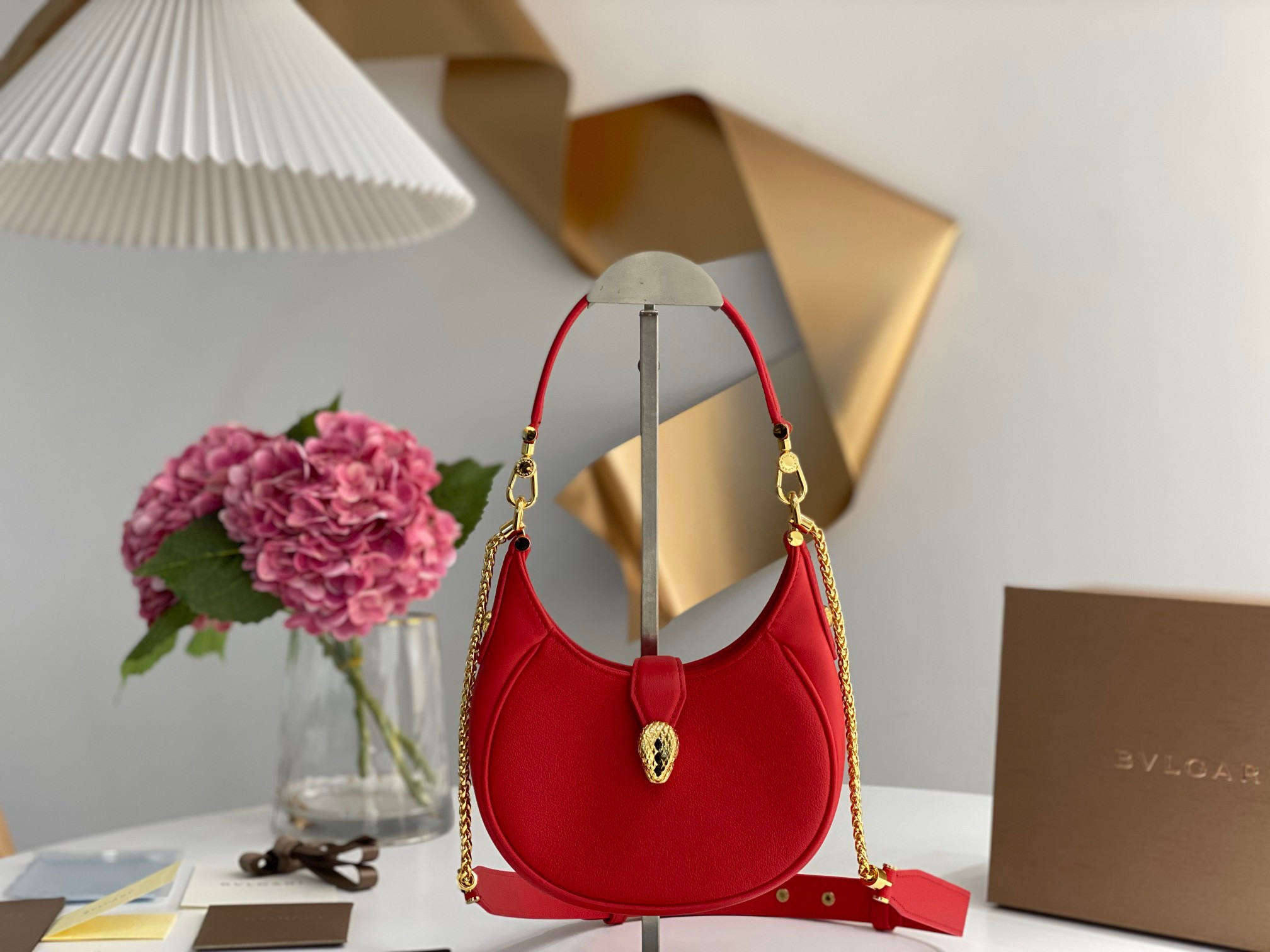 B*l*ai serpenti ellipse crossbody bag