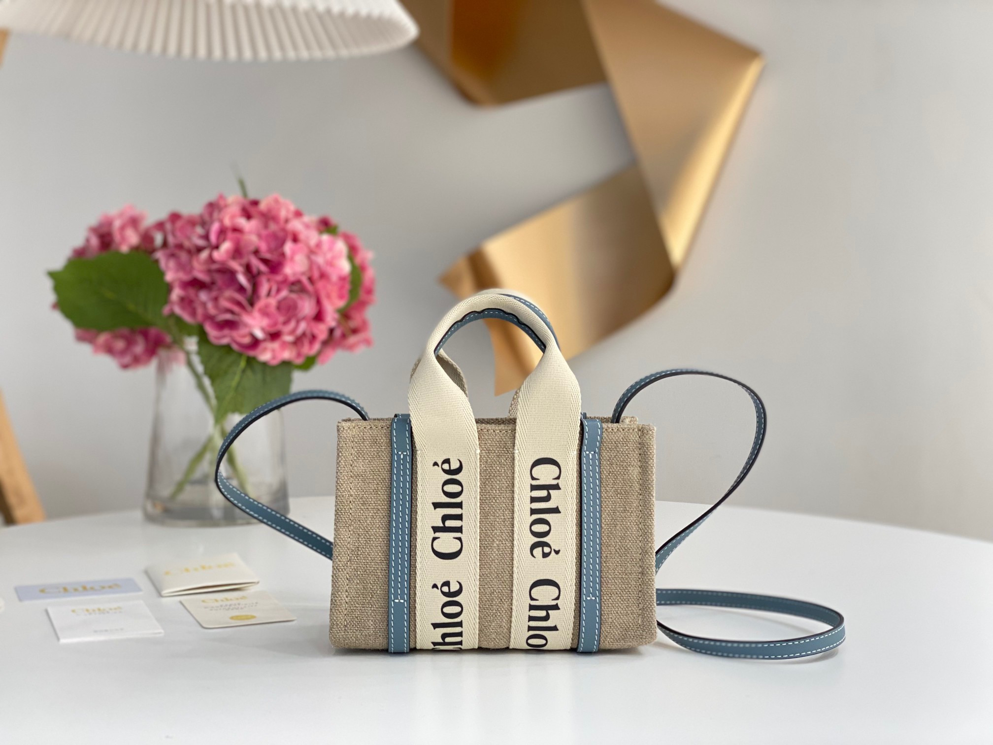 CHLOÉ woody nano tote