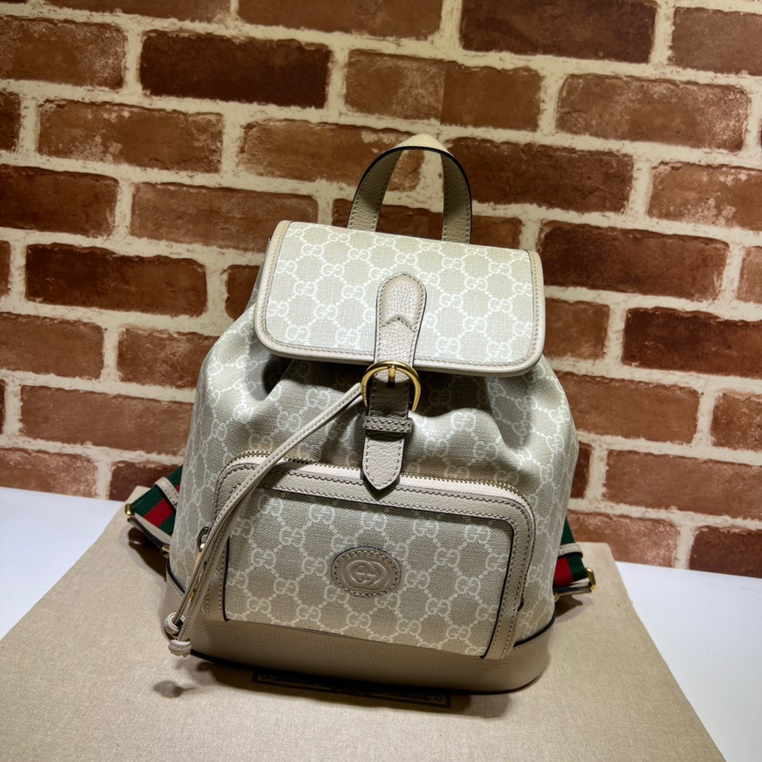 G*u*i backpack with interlocking g