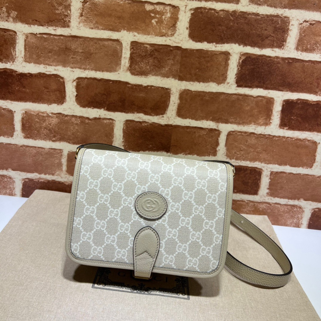 G*u*i mini shoulder bag with interlocking g